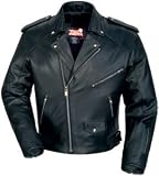 Tourmaster Vintage Mens Leather Motorcycle Jacket Black XXXL