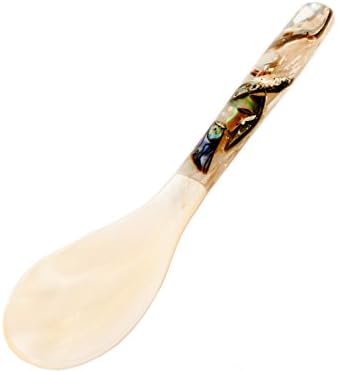 Vai Kiet Mother of Pearl Spoon 5" inch Sliver Handle