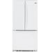 GE Profile PFSF2MIXWW 22.2 cu. ft. French-Door Refrigerator with 4 Glass Shelves, Gallon Door Storage, TurboCool Setting, Internal Water Dispenser and Upfront Temperature Controls: White