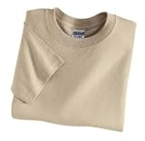 NEW Gildan Ultra Cotton - Youth 100% Cotton T-Shirt Sand-XL