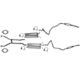 1996 1997 Lincoln Town Car 4.6L 2 Muffler Exhaust Pipe System by Unknown