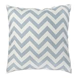 Greendale Home Fashions Zig Zag Toss Pillows, Village Blue, Set of 2