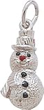 Snowman Charm by Rembrandt Charms