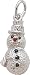 Jewelry : Snowman Charm by Rembrandt Charms