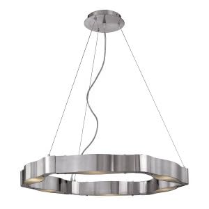 Titanium 6-Light Chandelier 28 Inches W - Access Lighting 62317-BS FST