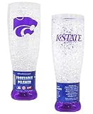 Kansas State Wildcats Crystal Pilsner Glass