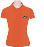 NCAA Florida Gators Ladies Mango Orange Remarkable Short Sleeve Polo
