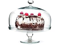 Luigi Bormioli Michelangelo Masterpiece Footed Cake Plate with Dome Cover