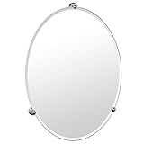 Oldenburg Classic Oval Mirror - Polished Chrome