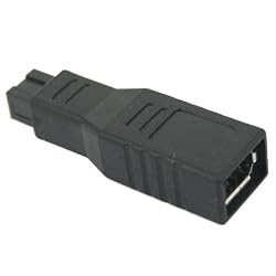 HDE&reg; FireWire 800 9-6 Adapter - Black