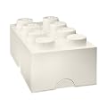 Lego - Brique Lego Blanche De Rangement 8 Plots