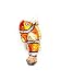 Old World Christmas Ornament Clown Fish