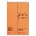 National Brand Brown Board Cover Steno Notebook, Gregg, Green Paper, 6 x 9 Inches, 60 Sheets (36646)