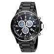 Oniss #ON621-M1 Men's Black Ceramic Deluxe Collection Sports Chronograph Watch