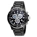 Oniss #ON621-M1 Men's Black Ceramic Deluxe Collection Sports Chronograph Watch