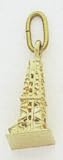 14kt Solid Yellow Gold Oil Derrick Charm -A0246L