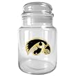 Iowa Hawkeyes 31oz Glass Candy Jar - Primary Logo NCAA College Athletics