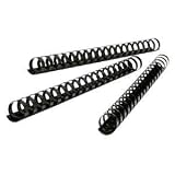 GBC(R) CombBind 19-Ring Plastic Binding Combs, 5/8in., 125-Sheet Capacity, Black, Box Of 100