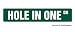 HOLE IN ONE -Street Sign- golfer golf clubs balls gift