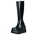 SHAKER-100 4 1/2" P/F Blk Pu Knee Boo