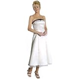 PlusSizeClassicALineTubeProm/Evening/BridesmaidDressw/ContrastTrim