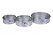 Faringdon Boxed Set of 3 Tinplate Springform Cake Tins