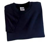 NEW Gildan Heavy Cotton - Youth 100% Cotton T-Shirt Navy-L