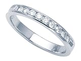 0.33 cts Round Diamonds Band - Platinum, 18kt White or Yellow Gold