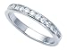 0.33 cts Round Diamonds Band - Platinum, 18kt White or Yellow Gold
