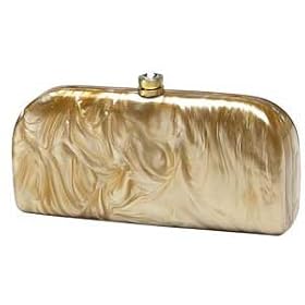 Lucite Clutch, Rhinestone Closure, Evening Bag - Delia (51 744)