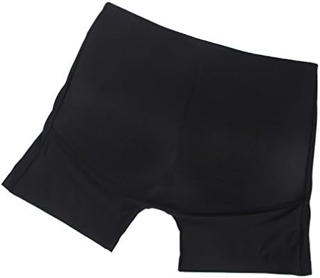 EOZY Womens Safety Padded Hot Pants Butt Enhancer Shaper Underwear Boy Shorts (Size 6-8, #1Black)