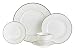 Waterford Fine China Lismore Platinum 5-Piece Place Setting, Service for 1