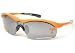Show your support for your favorite NCAA team with these high-quality University of Tennessee sunglasses. Logo and university name on front and logo also graces the left earpiece. These frames have no lower bar for increased visibility and they are great for football, baseball, or any other season! Each pair comes in orange frames and includes a comfortable padded nose and brow.