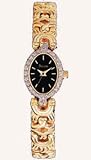 Bulova Ladies Goldtone Watch with Diamonds 98R40