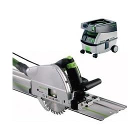 Festool TS 55 EQ Plunge-Cut Saw + CT Mini Dust Extractor Package