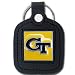 Georgia Tech Yellow Jackets Leather Square Key Ring - NCAA College Athletics Fan Shop Sports Team Merchandise