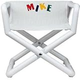 Personalized Jr Director's Chair - Color: White Mesh