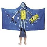 Fun Kids Beach Towel Wrap Navy Seal
