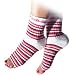 Pedi-Sox Striped, Pink Stripe