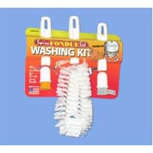 Brushtech B244C Swiss Fondue Set Washing Kit, Set of 3 Brushes by Brushtech