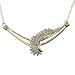Solid Gold 17in Long Necklace 1/5cttw Cascading Diamond