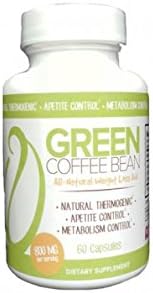 All Natural 100% Pure Green Coffee Bean Extract - 60 Count