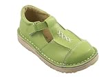 Coco Jumbo Toddler Girl's Genuine Leather T-Strap Shoes - Lime