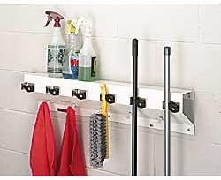 Janitor mop broom Cleaning Organizer shelf