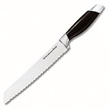 KitchenAid 8-Inch Black Silicone Handle Bread Knife, Black