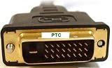 DVI Splitter Cable - Premium Double shielded with Gold Plated Connectors