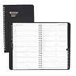 AT-A-GLANCE 80-011-05 Classic telephone/address book, wirebound, 4-7/8 x 8, black