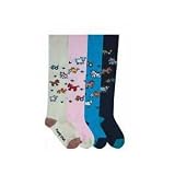 Produkt-Bild: Kinderstrumpfhose - Motiv Bauernhoftiere - wollwei&szlig; - 98-104