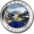 Rockies Canada Mountains 2003 Canadian Proof Silver $20. Rocky Mountains