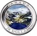 Rockies Canada Mountains 2003 Canadian Proof Silver $20. Rocky Mountains